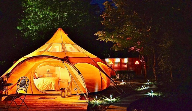 Apple Blossom, dog friendly yurt located in Alkborough, Lincolnshire