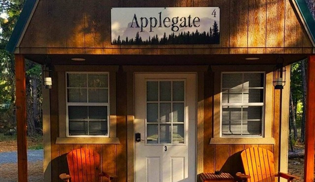 Applegate Cabin 2 - Restrooms and Showers are only a short walk away.