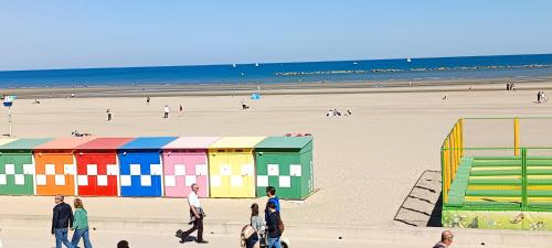 Appt 1er étage en duplex 5 à 6 PERS Digue de mer magnifique vue panoramique