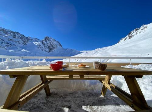 Appt pied des pistes, terrasse et parking couvert