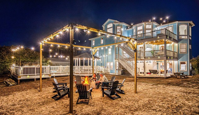 April specials Htd pool/hotub, firepit oceanview, Wild Horses, 6 bed 7 baths
