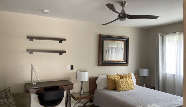 Apt 17: Beautiful studio steps to the sand