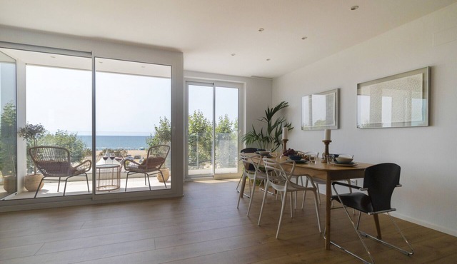 Apt. 1st line of the sea, spectacular views 6 pax, wifi and air conditioning. Vivalidays Apartour.