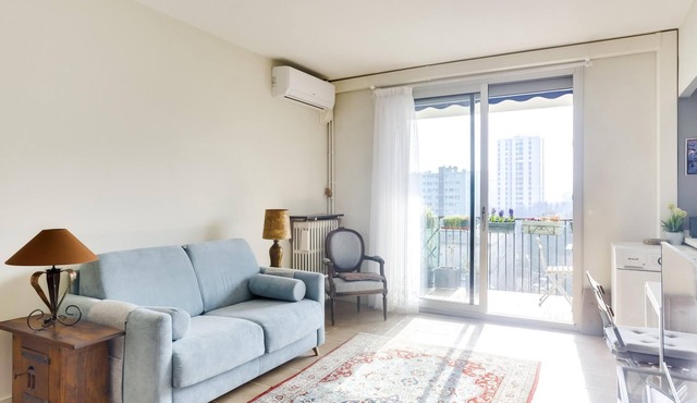 Apt 3 people with terrace and air conditioning