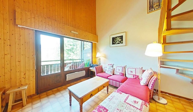 Apt 3 rooms, 7 pers, fireplace, garage, near slopes