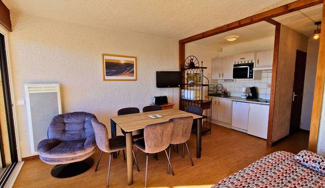 Apt 6 pers, south balcony, central, pets allowed, parking, WiFi, dishwasher