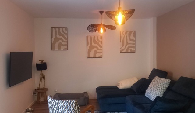 Apt for 2 or 4 people with jacuzzi and garden in the heart of Laruns village