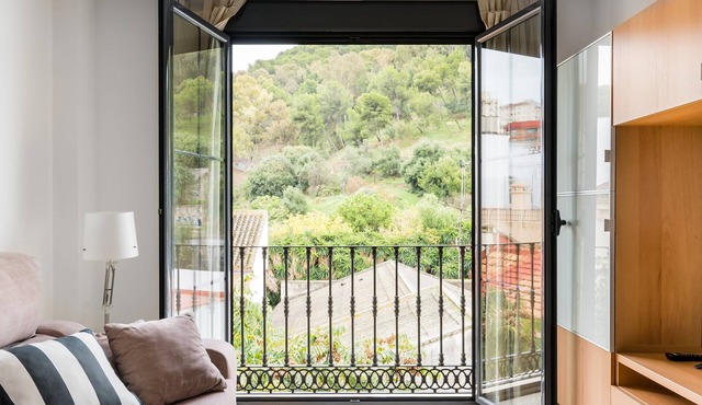 APT Malaga Center with PARKING and VIEWS of Gibralfaro