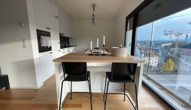 Apt near City Center, Novartis & Messe+Basel Card