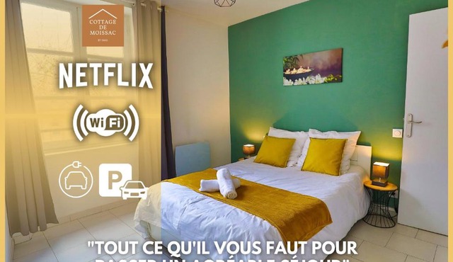 Apt T2 Bck and Wood "Cottage Moissac"