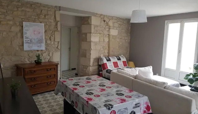 Apt t3 2-6 pers avec jardin à 3 min du futuroscope