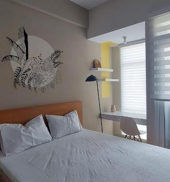 Apt Vasanta Innopark Studio 54R4 Tema Modern dgn Kolam Renang, Onsen, Disney Hotstar dan Netflix