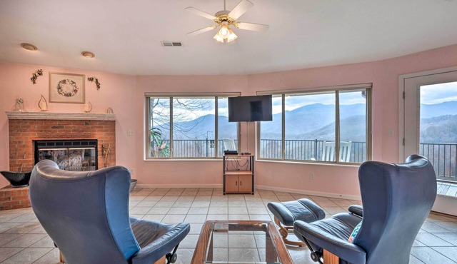 Apt w/Wraparound Deck & Epic Views in Burnsville!