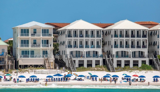 Aqua - Gulf Front, Free Beach Service, Heated Private & Community Pool!