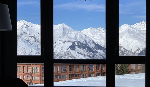 Arc 1800, superb duplex 100m2 - Ski in - Pool/Spa and Mont Blanc view