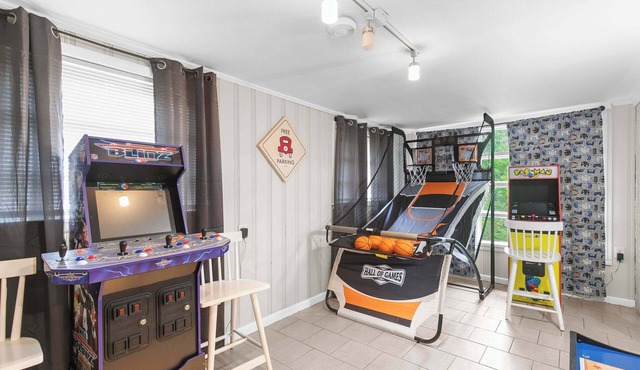 Arcade | Games, Long Stays & Large Groups Welcomed!