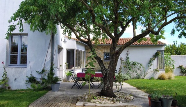 Architect-designed house with south-facing walled garden