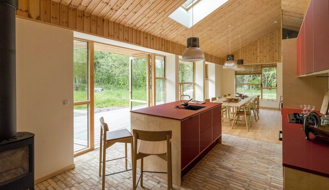 Architect-designed forest house by Lake Arresø
