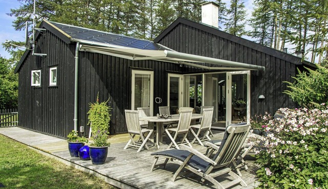 Architect-designed holiday home by forest