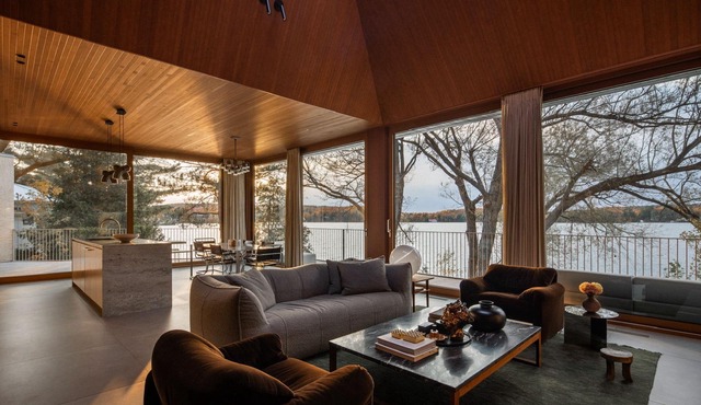 ARCHITECT LAKE HOUSE - EASTERN TOWNSHIPS QUEBEC