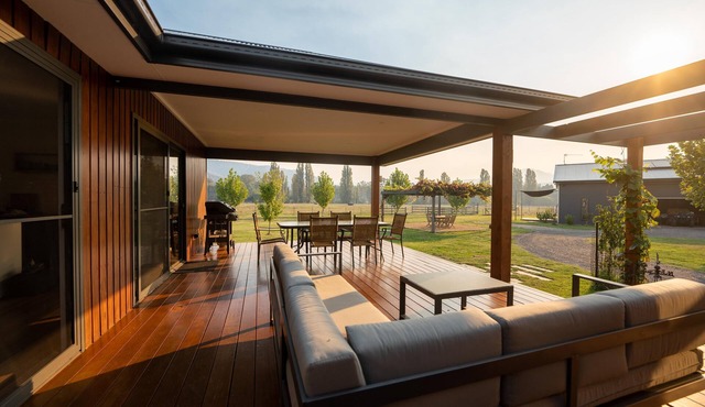 AROONA FLATS - Modern Home On Acerage With Private River Frontage