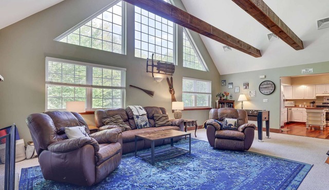 ⛱️⛷️⛰️Arrowhead Lake Chalet❤️Family☆HotTub☆Fireplace☆Games☆Fish/Boat☆Dogs+