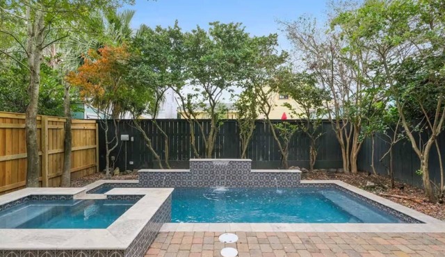 Artful Oasis w/Heated Pool & Spa, Steps to FQ