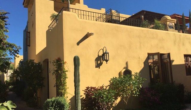 Artfully decorated villa steps from the beach and golf course in Loreto Bay.