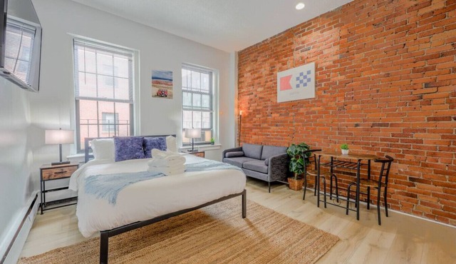 Artisan Studio with Exposed Brick