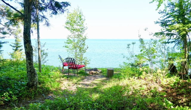 Artist's Perch on Madeline Island Overlooking Big Bay and Short Walk To Beach