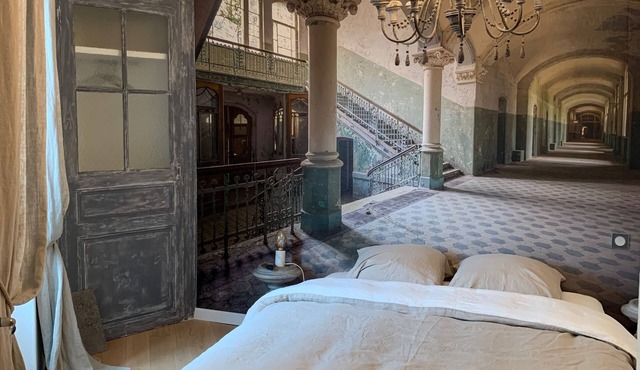 Artistic apartment in Pau with view of the center and the castle