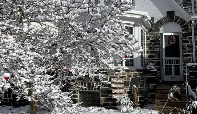 Artsy Homey Rowhouse, 3bdrm & office, quiet urban area, free parking, fast WiFi