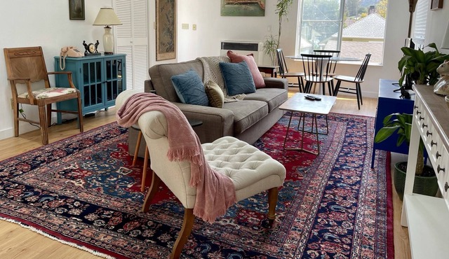 Artsy, light-filled 2BR/2BA in Point Richmond near SF, Berkeley, Marin