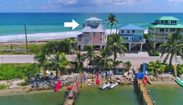 As Good as it Gets: 8BR/6BA, heated pool, hot tub, private dock, ocean-to-river