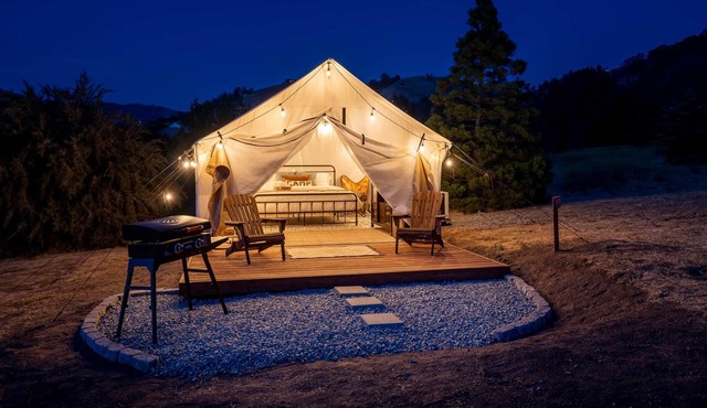 Aspen Tent |Unique Getaway | Glamping Tent Experience