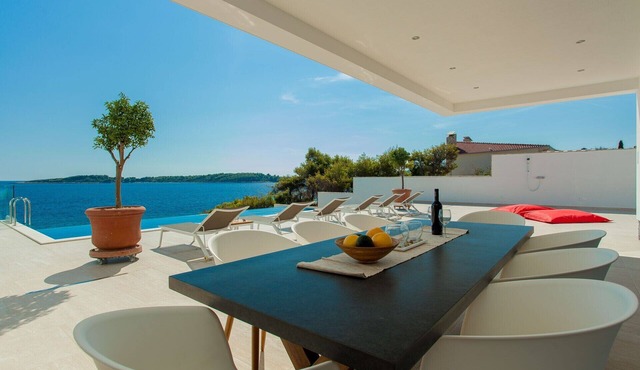 Astounding Korcula Waterfront Villa | 3 Bedrooms | Villa Garma Beachfront | Stunning Sea Views & Private Gym | Vela Luka