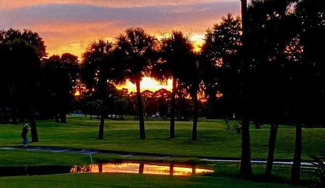Astounding sunsets overlooking The Meadows Golf & Country Club