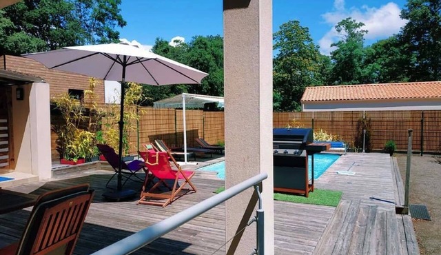 At 300 m from the sea, Quiet house with 3 bedrooms and garden