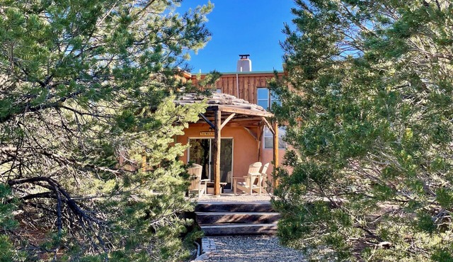 At Home in the Enchanted Forest of Carson between Taos & Ojo Caliente!