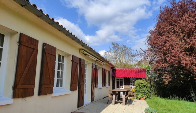 At the edge of the forest of Mervent, pleasant country house of 8 people