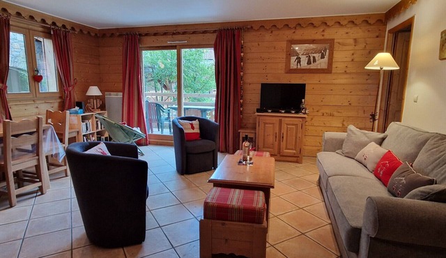 At the feet of ski slopes main flat 3 bedrooms for 6 persons