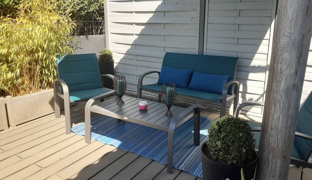 At the foot of the Verdon T2 35m2 Maisonette - Air-conditioned - Terrace 25m2 - 3* Private parking lot