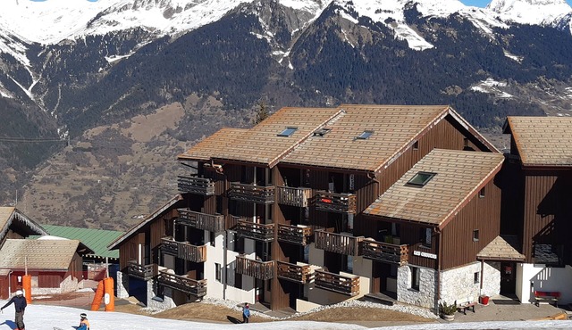 At the foot of the slopes