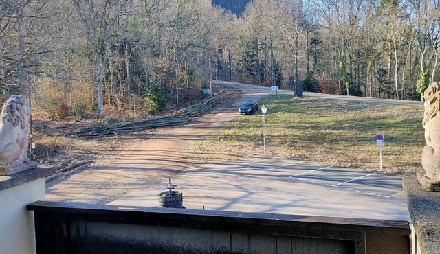 At the foot of the Haut Koenigsbourg castle
