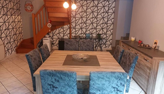 At the foot of the Maurenaise mountains.