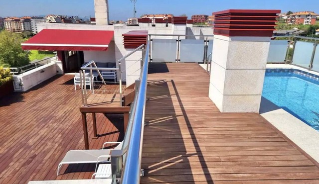 Atico EN Santander Ciudad CON Piscina Privada EN Gran Terraza Y 2 Garajes