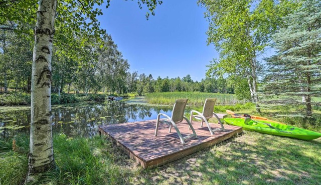 Atlanta Waterfront Cabin with Dock and Kayaks!