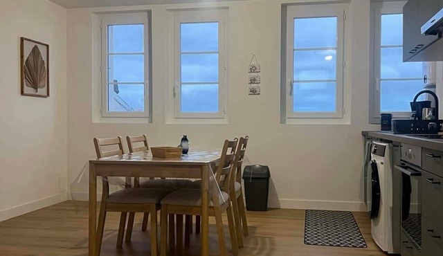 Atlantic getaway, sea, beach and relaxation apt type 3 furnished and equipped