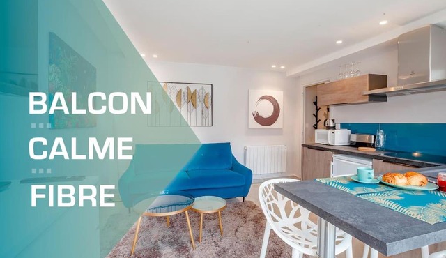 Atmosphere Cosy Grange-Blanche : balcon et calme