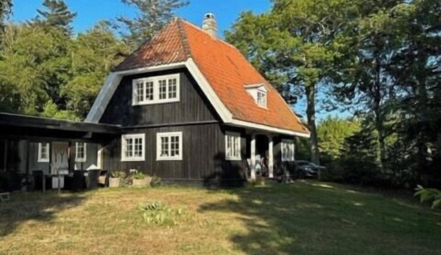 Atmosphere in forest-clad setting at Rågeleje
